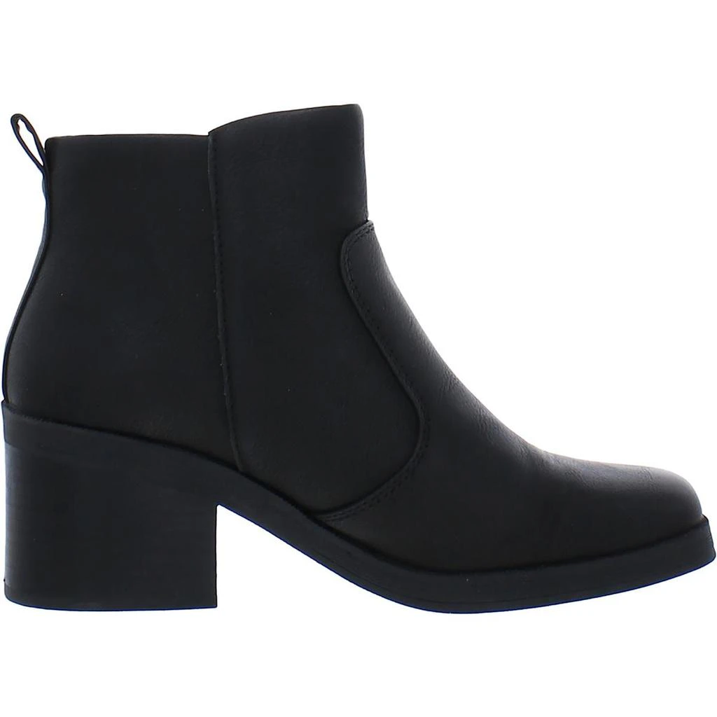 B.O.C. Lexy Womens Block Heel Square Toe Ankle Boots 3