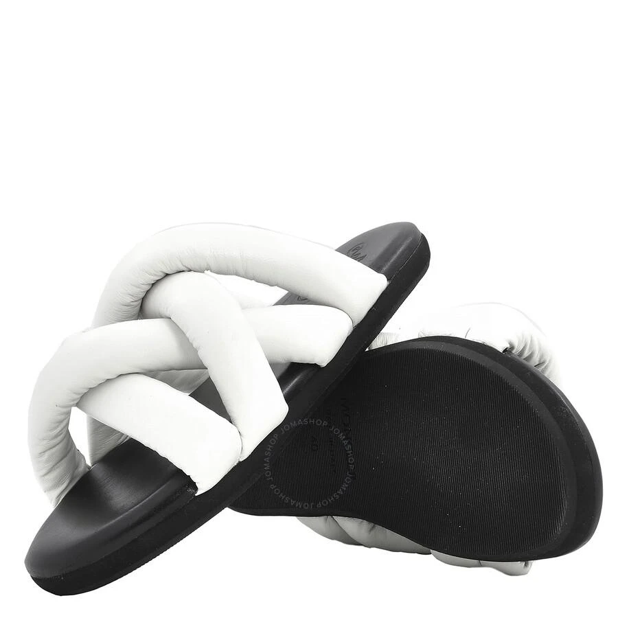 Moncler Ladies White Jbraided Slides Sandals 2