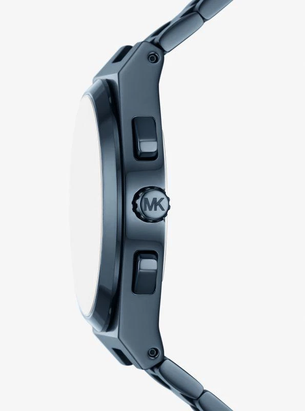 Michael Kors Oversized Lennox Blue-Tone Watch 2