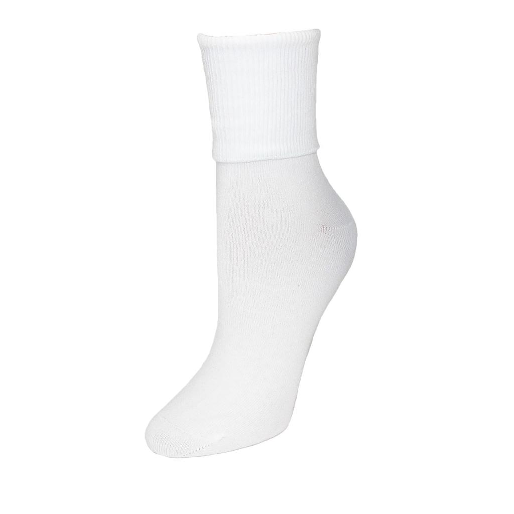 Jefferies Socks Women
s Plus Size Cotton Turn Cuff Sock