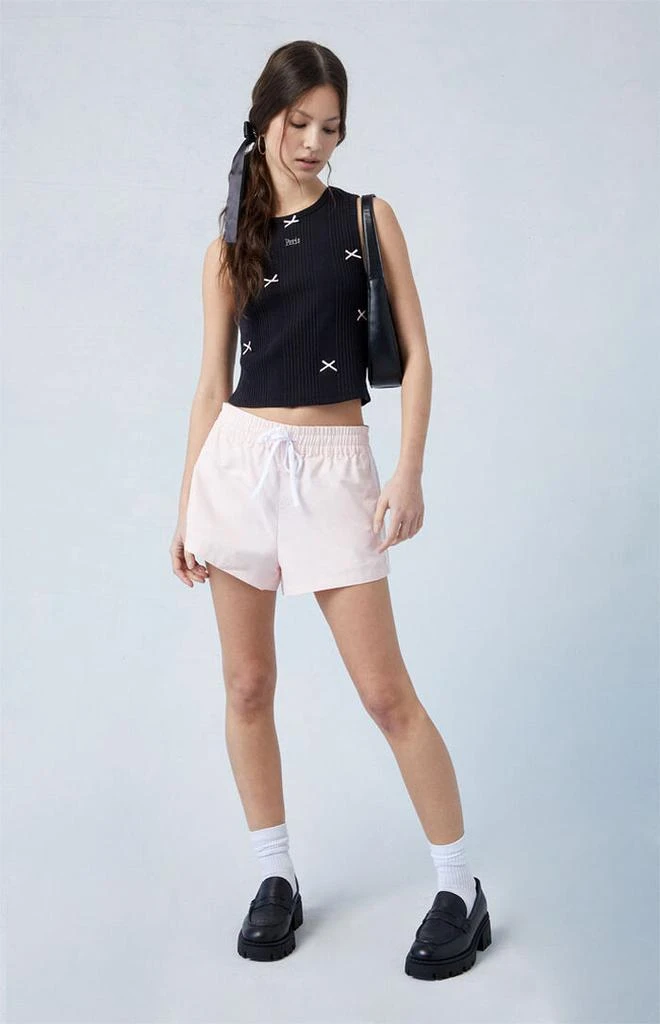 PacSun Pink Track Shorts 2