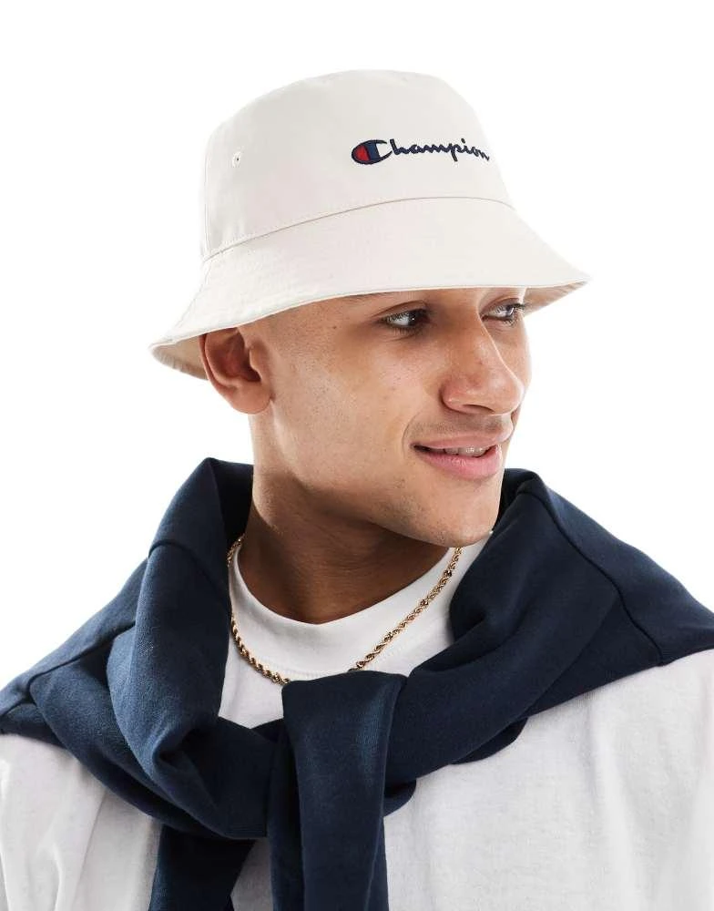 CHAMPION Champion bucket cap in off white 1