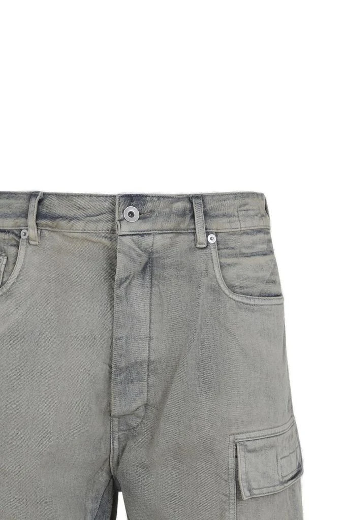 Rick Owens Rick Owens DRKSHDW Pocket Detailed Straight-Leg Jeans 3