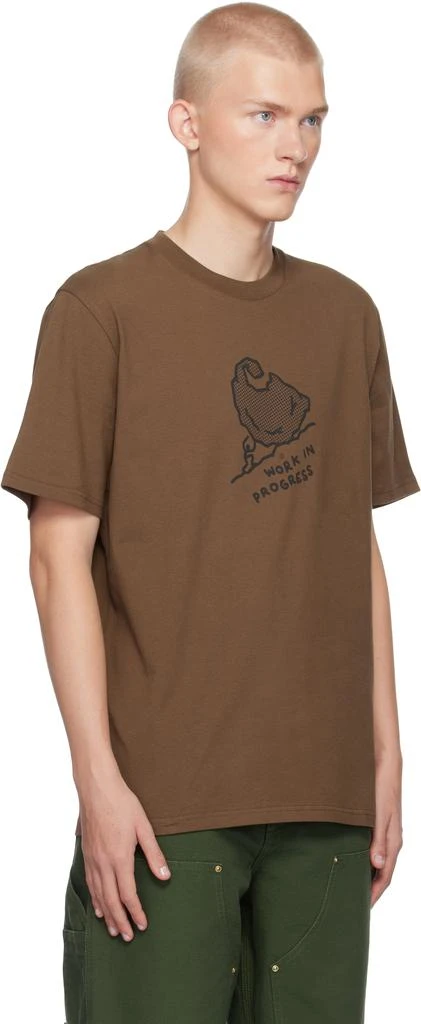 Carhartt WIP Brown Move On Up T-shirt 2