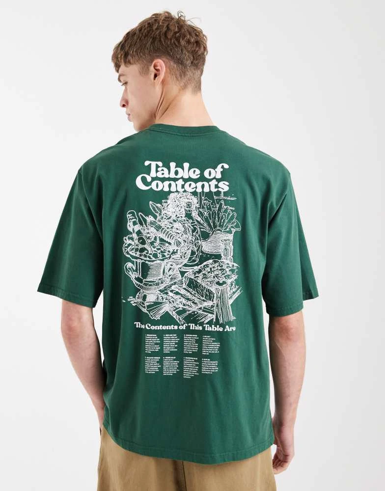 Levi
s Levi
s back graphic oversized t-shirt in green