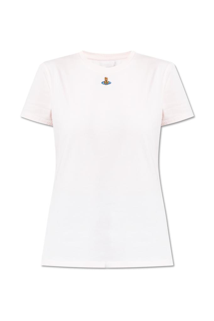 【Vivienne Westwood】ホワイト Hebo Tシャツ White Hebo T-shirt by Vivienne Westwood on Sale