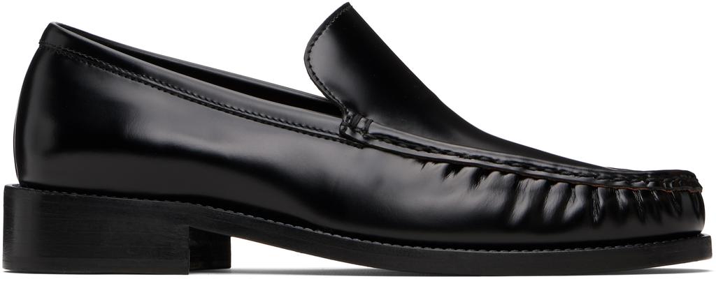 Acne Studios Black Leather Loafers