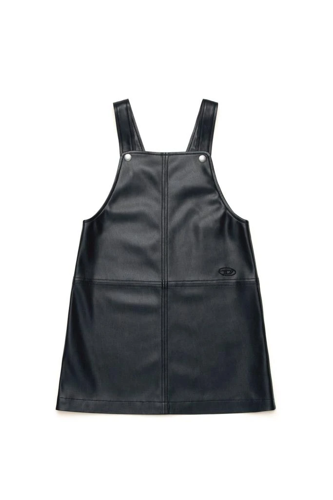 Diesel Diesel Kids Logo-Embroidered Dungaree Dress 1