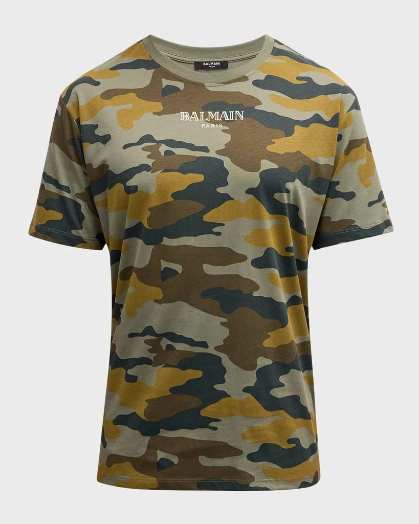 Balmain Men's Camo Straight-Fit T-Shirt 1
