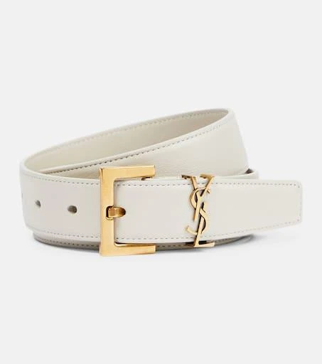 Yves Saint Laurent Cassandre leather belt 1