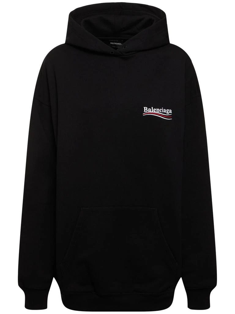 Balenciaga Medium Fit Cotton Hoodie 1