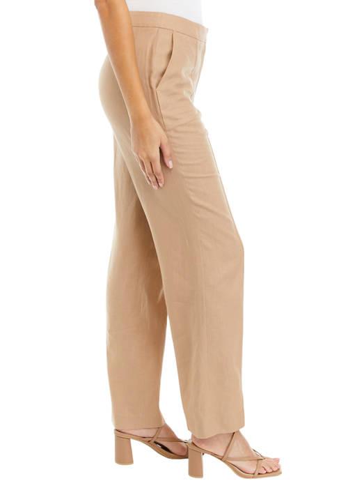 THE LIMITED Limited Womens Linen Pintuck Wide Leg Pants