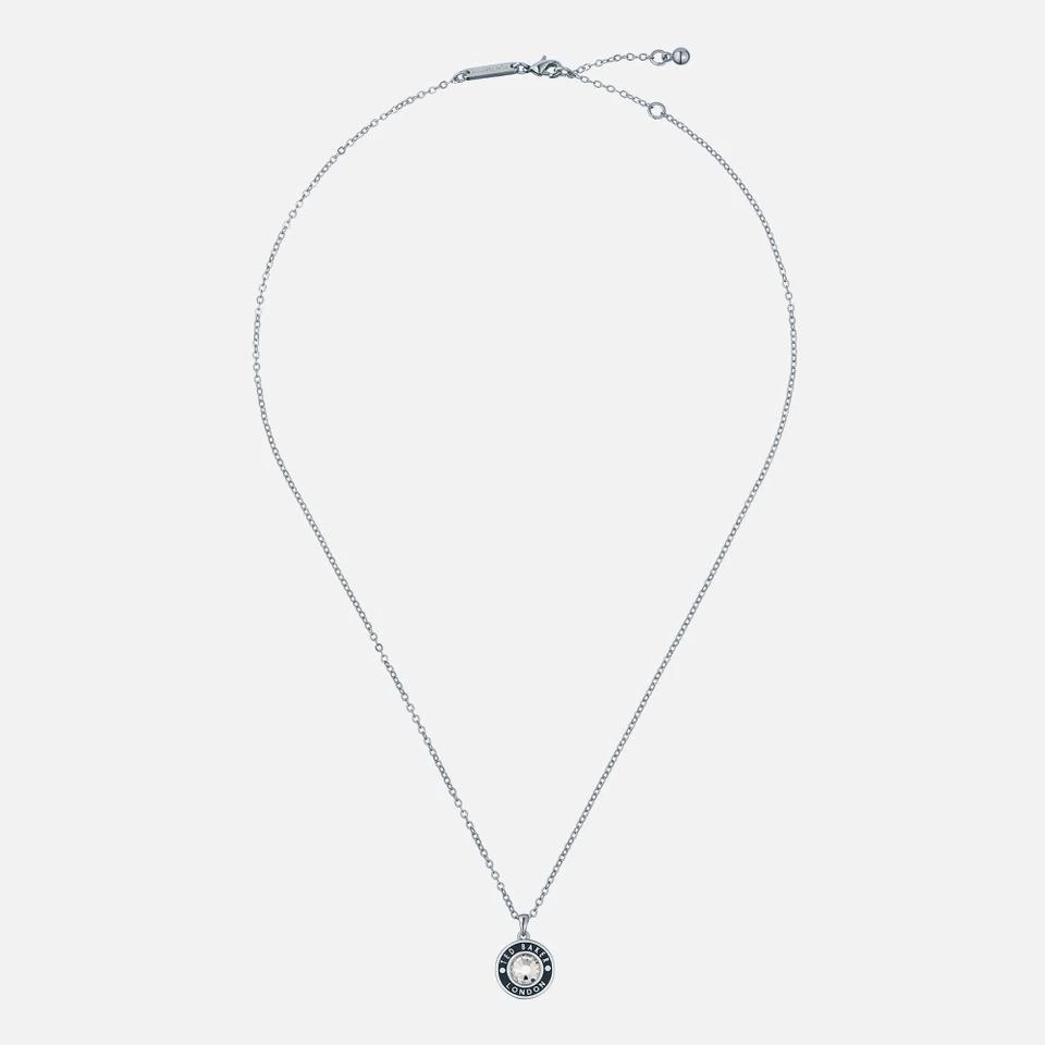 Ted Baker London Ted Baker Cherlie Button Silver-Plated Necklace 3