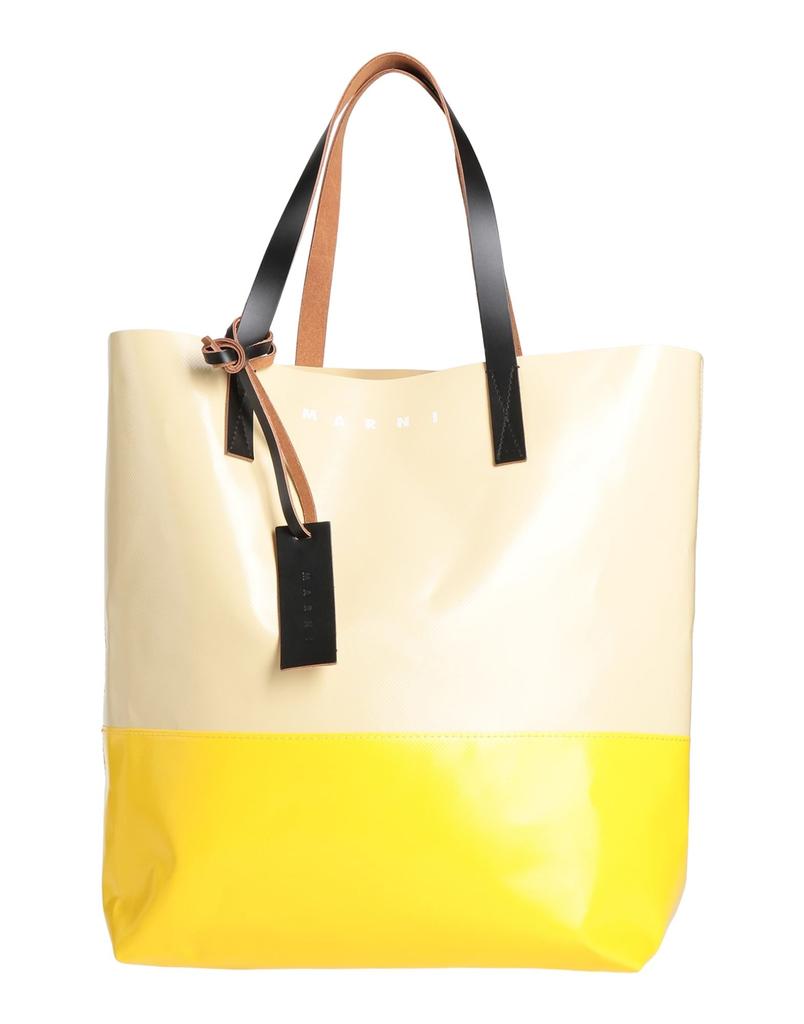 トートバッグ MARNI Marni Tropicalia Nano Bucket Bag Tropicalia Small Bucket Bag in brown leather and raffia
