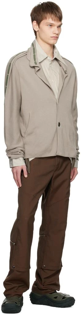 Kiko Kostadinov Khaki Hybrid Sandals 5