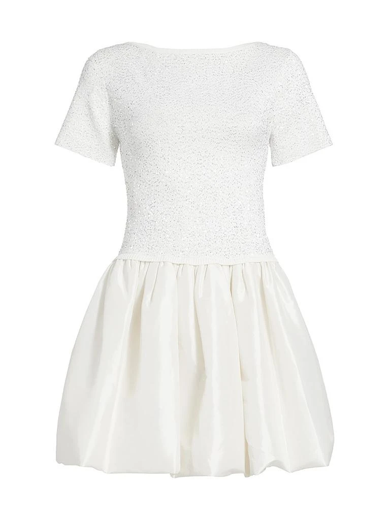 SIMKHAI Kenz Sequin Knit Combo Minidress 1