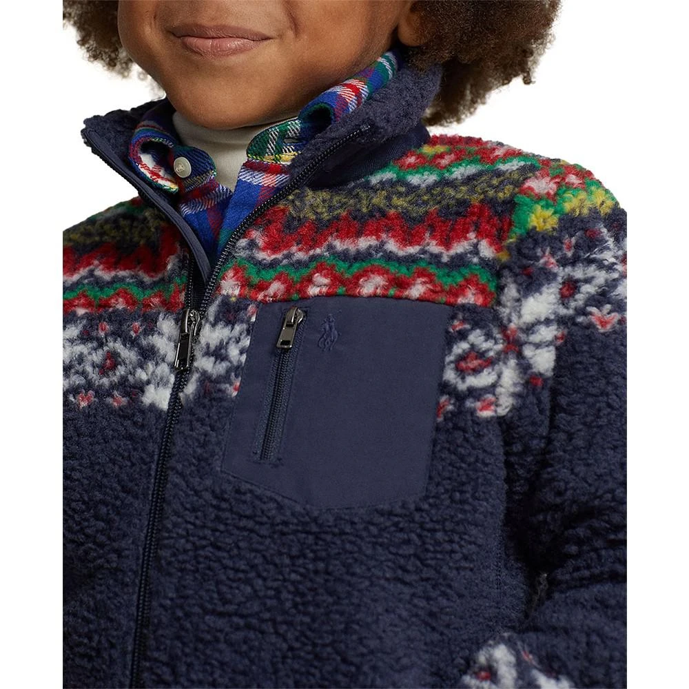 Polo Ralph Lauren Toddler and Little Boys Fair Isle Teddy Fleece Jacket 2