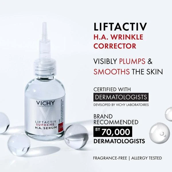 Vichy Vichy LiftActiv Supreme H.A. Wrinkle Corrector Serum with 1.5% Hyaluronic Acid Face (1 fl. oz.) 6