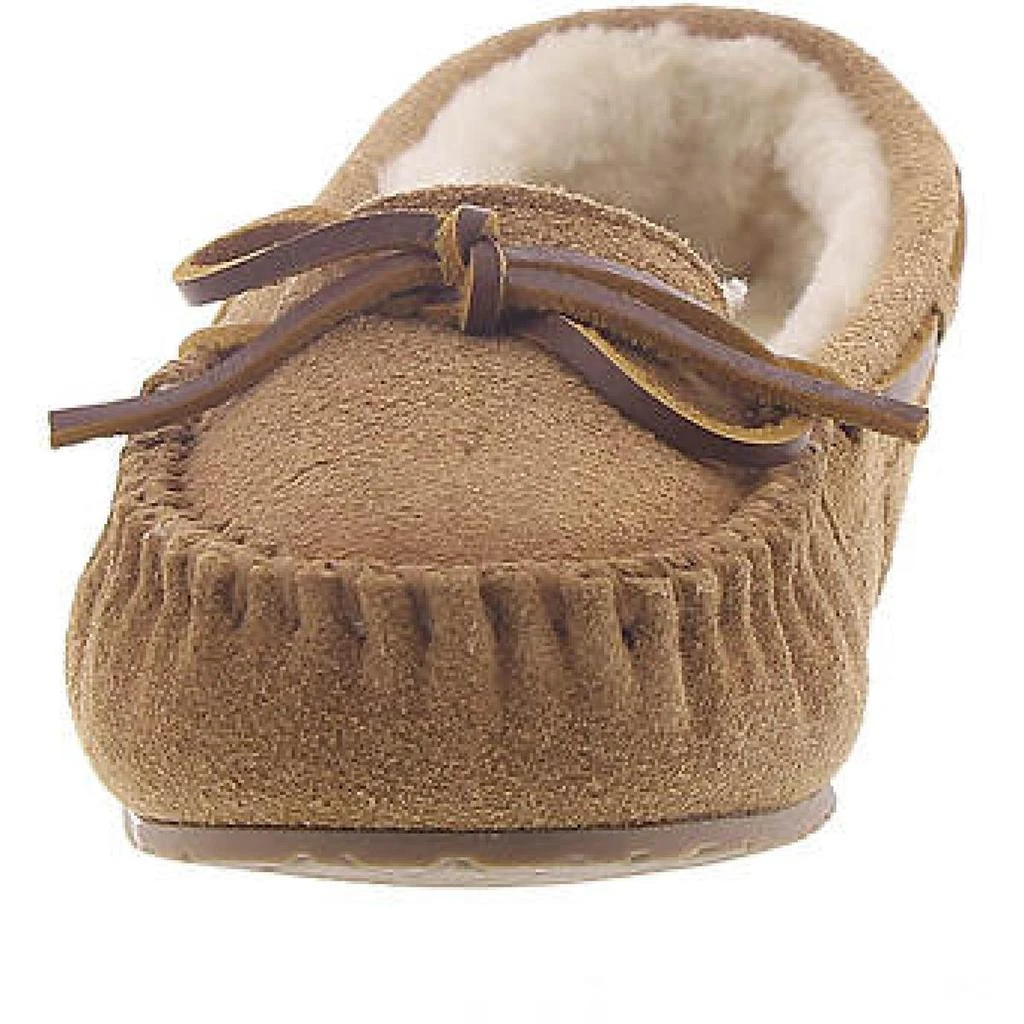 Minnetonka Lodge Trapper Womens Suede Faux Fur Lined Moccasins 3