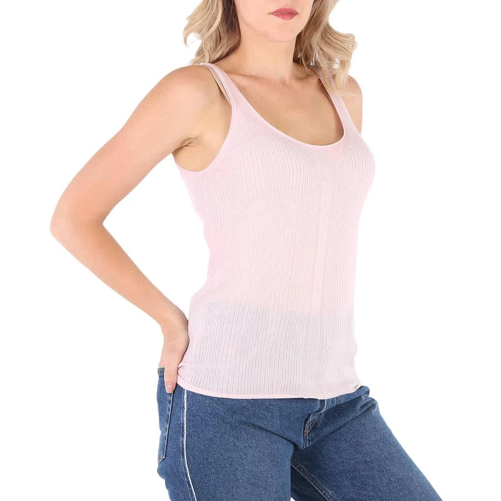 Burberry Veda Light Pink Roundneck Knit Tank Top 2