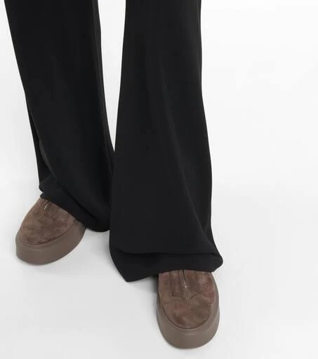 The Row Zipped Boot 1 suede boots 4