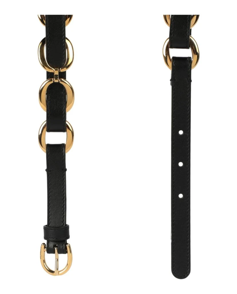Gucci Chain Detail Leather Belt 2