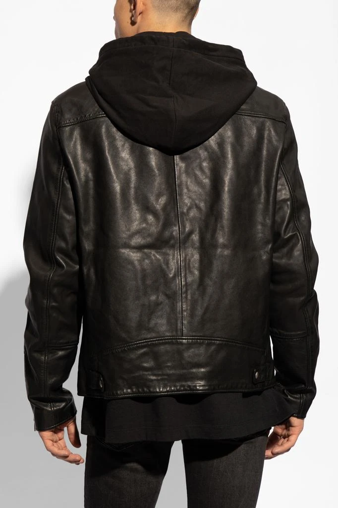 ALL SAINTS ‘Harwood’ leather jacket 4
