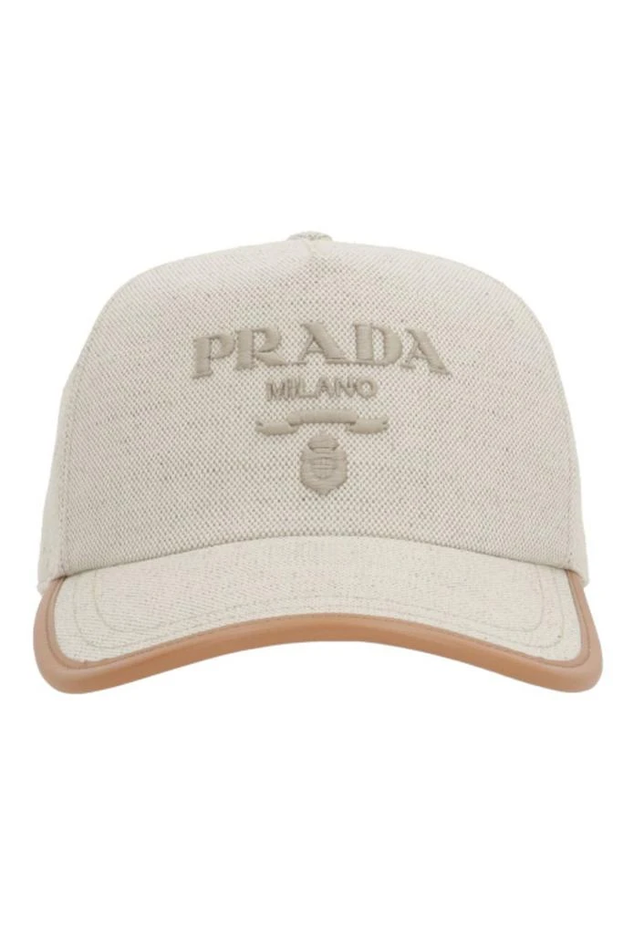 Prada Prada Logo Detailed Baseball Cap 1
