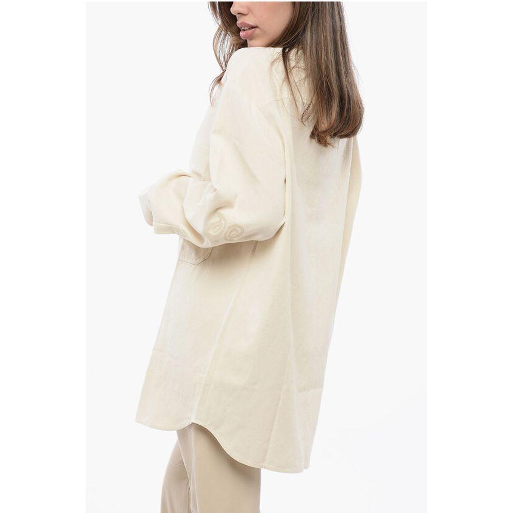 Nanushka Solid Color FABIAN Overshirt with Double Breast Women's Pocket