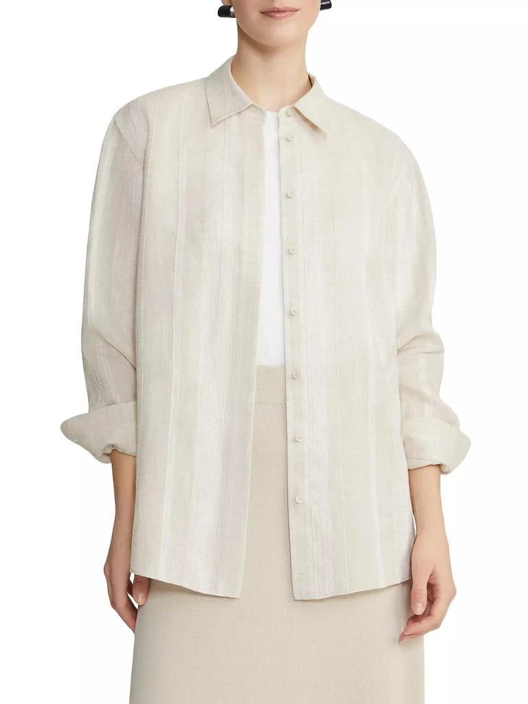 Lafayette 148 New York Boyfriend Oversized Shirt 3