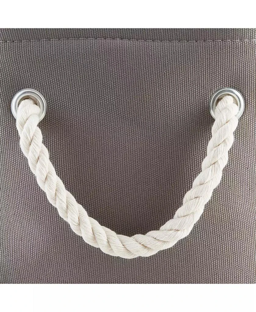 Bone Dry Collapsible Pet Storage Bin with Rope Handles Solid Paw Print 6