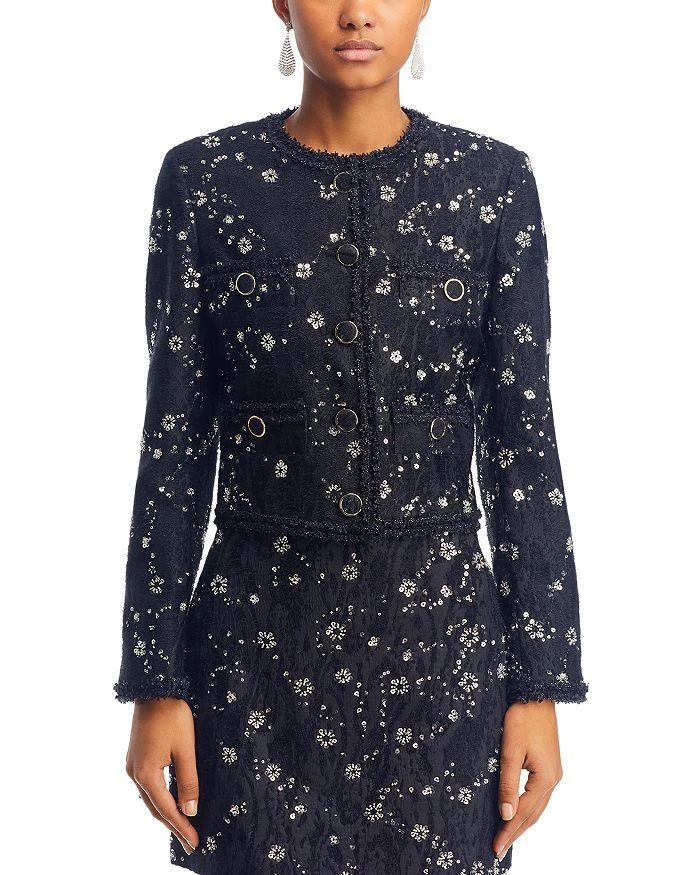 Milly Phoebe Floral Beaded Jacket 7