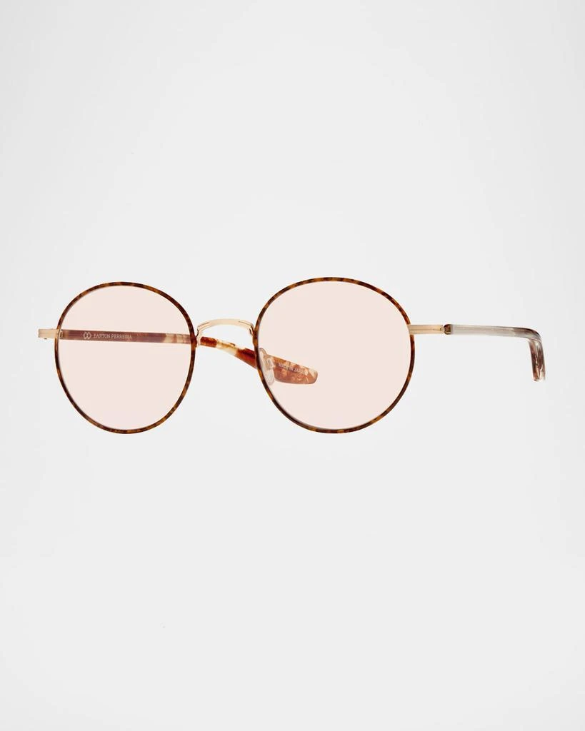 Barton Perreira Caster Round Titanium Sunglasses 2