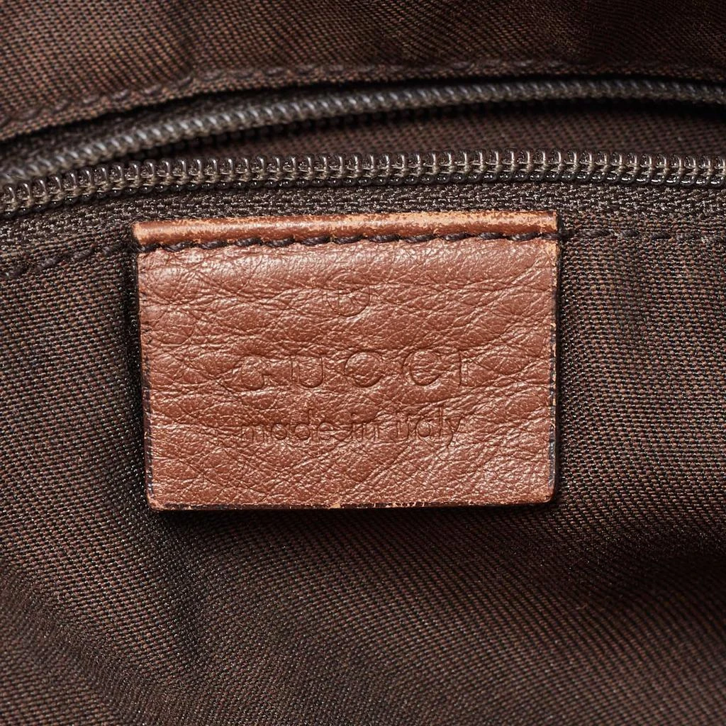 Gucci Gucci Beige/Brown GG Canvas and Leather Medium Sukey Tote 13
