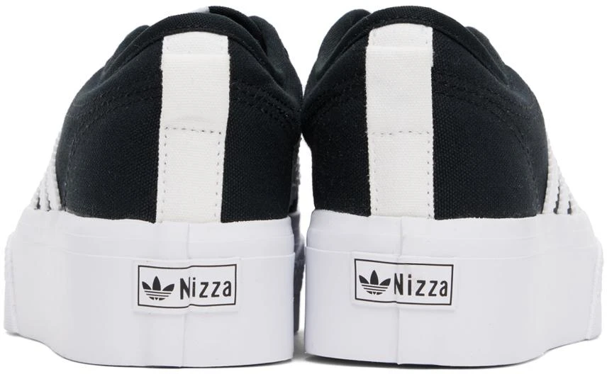 Adidas Black & White Nizza Platform Sneakers 2