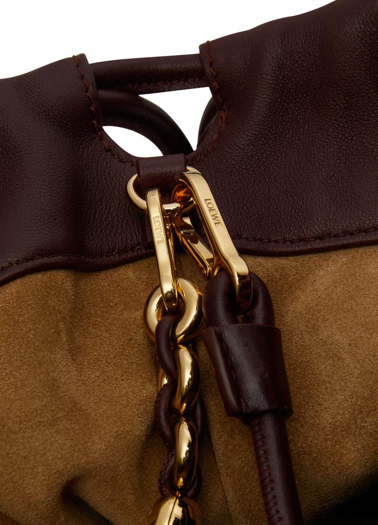 ショルダーバッグ・ポシェット LOEWE Flamenco Purse Bucket bag in mellow nappa lambskin Large Flamenco purse in mellow nappa lambskin Black - LOEWE