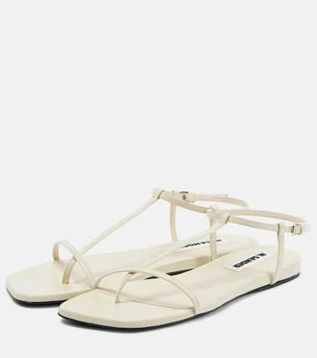 Jil Sander Leather thong sandals 4
