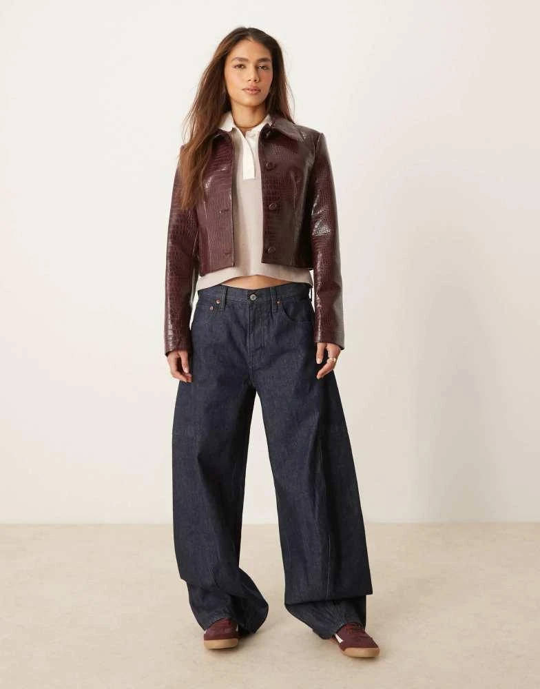Abercrombie & Fitch Abercrombie & Fitch bubble baggy jean in indigo 1
