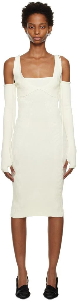 Anna October Off-White 'La Fleur' Midi Dress 1