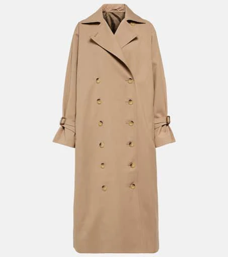Totême Signature cotton-blend trench coat 1