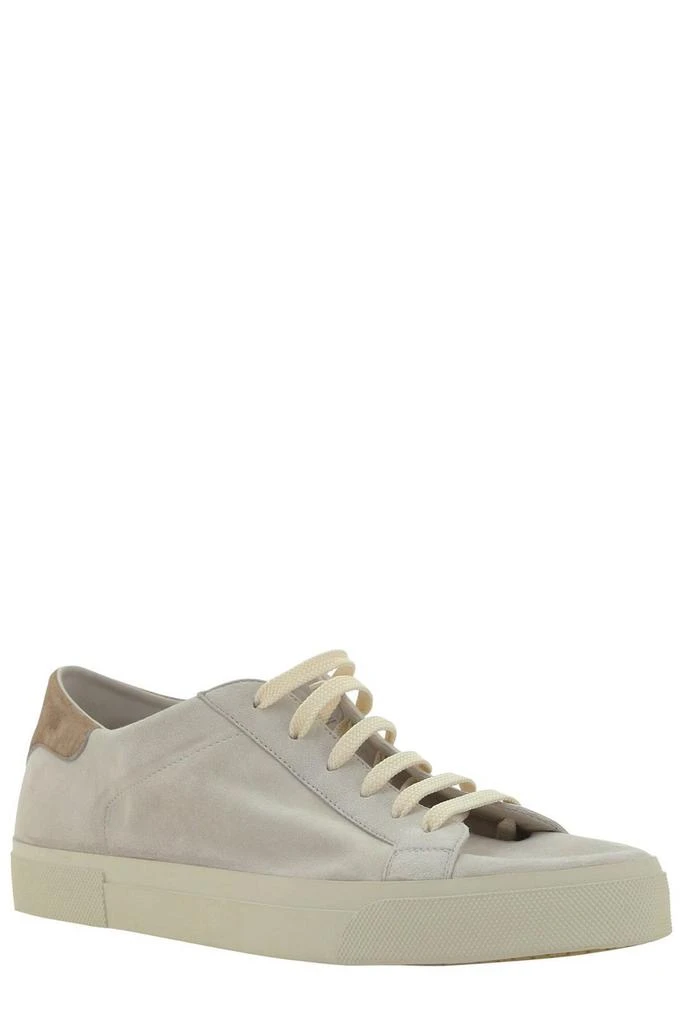 Brunello Cucinelli Brunello Cucinelli Logo Embossed Lace-Up Sneakers 2