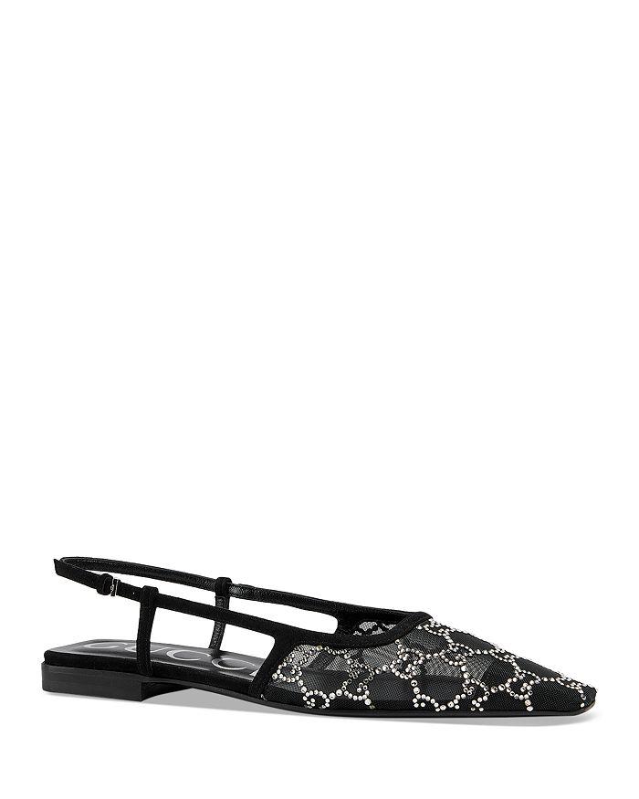 Gucci Women's GG Slingback Ballet Flats