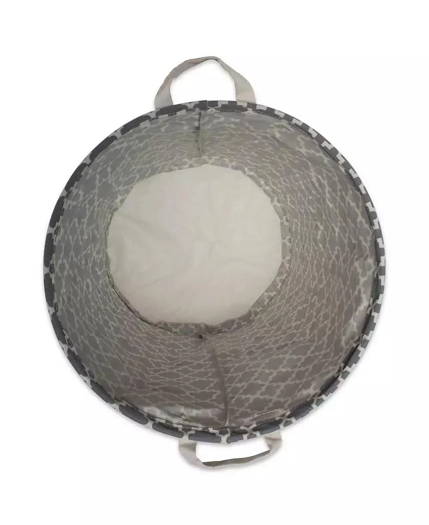 Design Imports Polyethylene Coated Cotton Polyester Laundry Ham Polyethylener Lattice Round 4