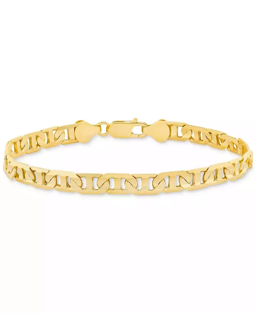Macy
s Men
s Mariner Link Chain Bracelet in 14k Gold-plated Sterling Silver 3