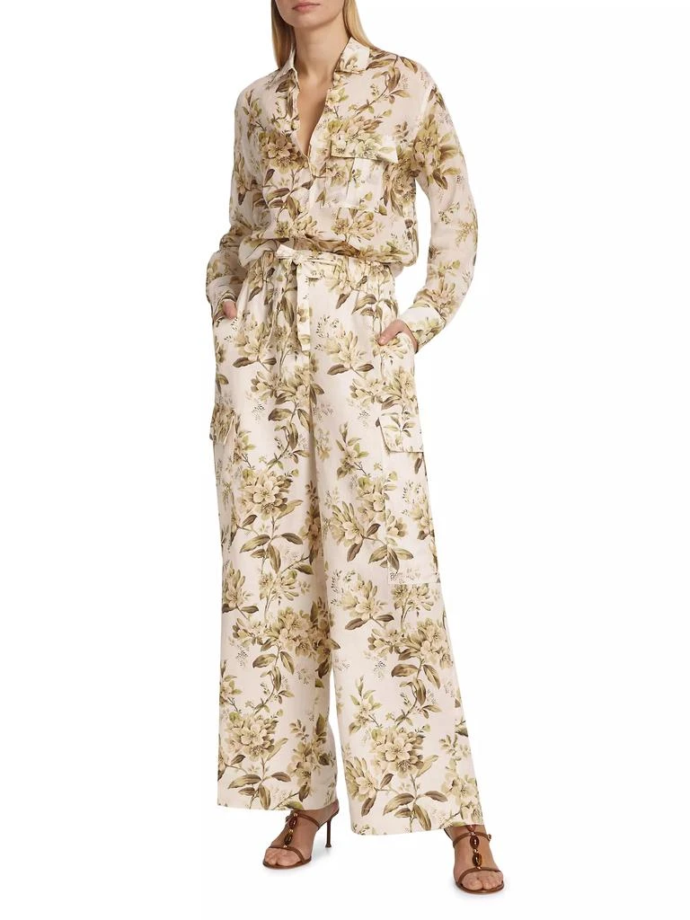Zimmermann Golden Manstyle Floral Shirt 2