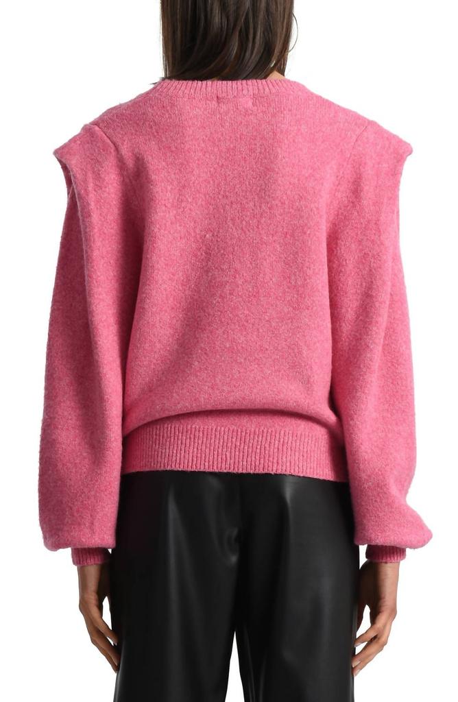 Molly Bracken Molly Bracken - Padded Shoulder Sweater