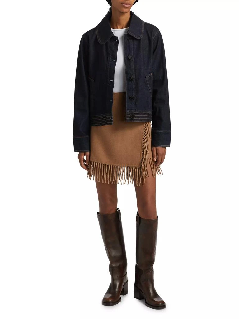 Rails Figueroa Topstitched Denim Jacket 2