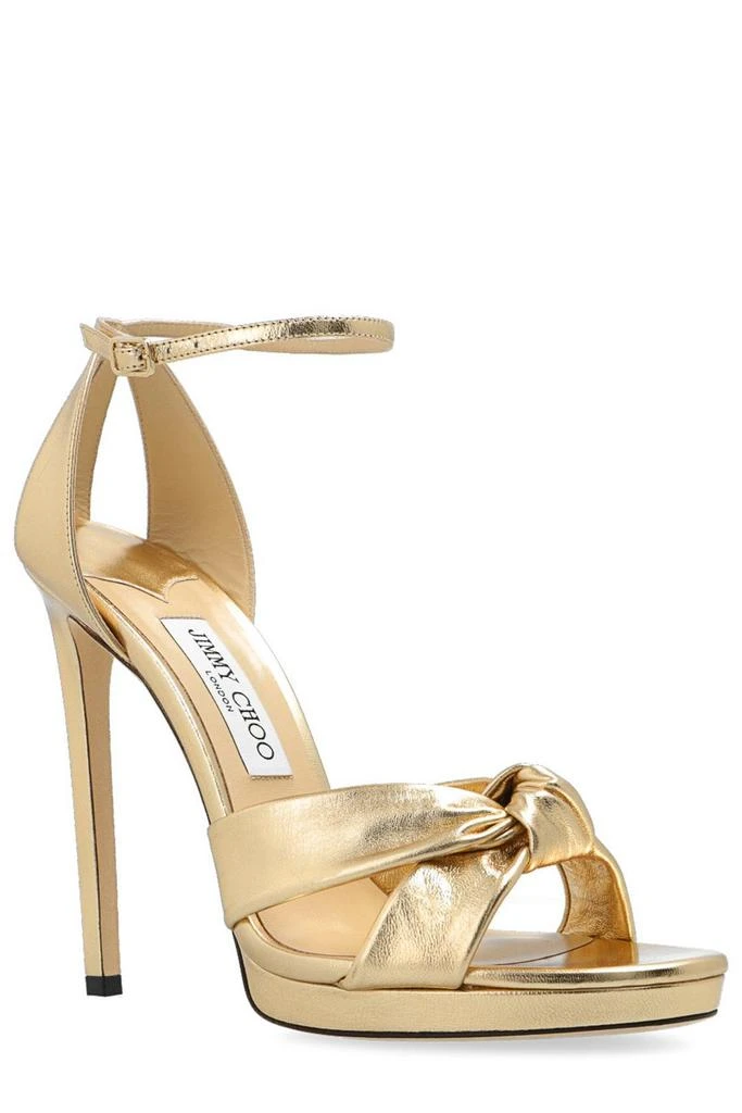 Jimmy Choo Jimmy Choo Rosie Satin Knot-Detailed Sandals 2