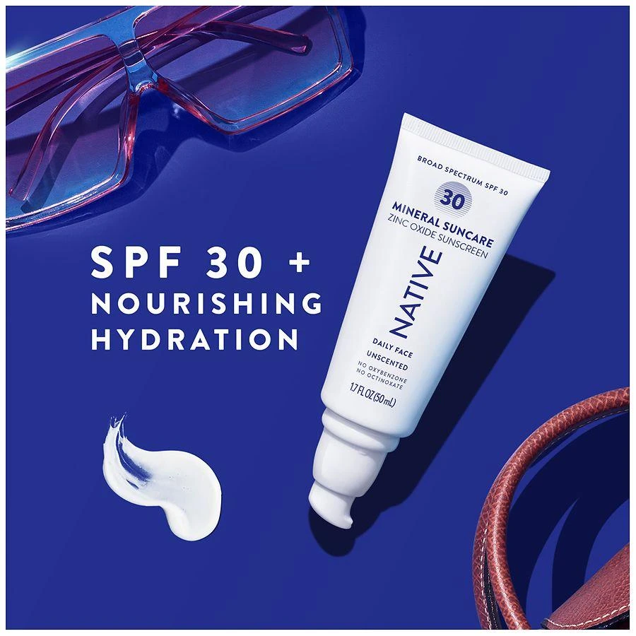 Native Mineral Face Sunscreen Unscented 4
