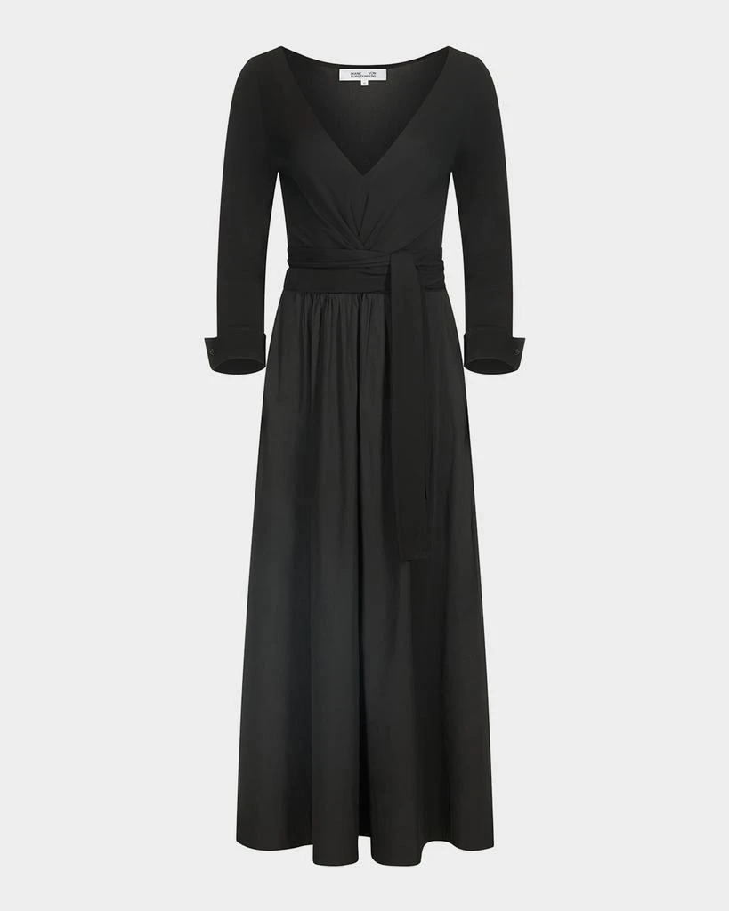 Diane von Furstenberg Ballerina A-Line Wrap Midi Dress 1